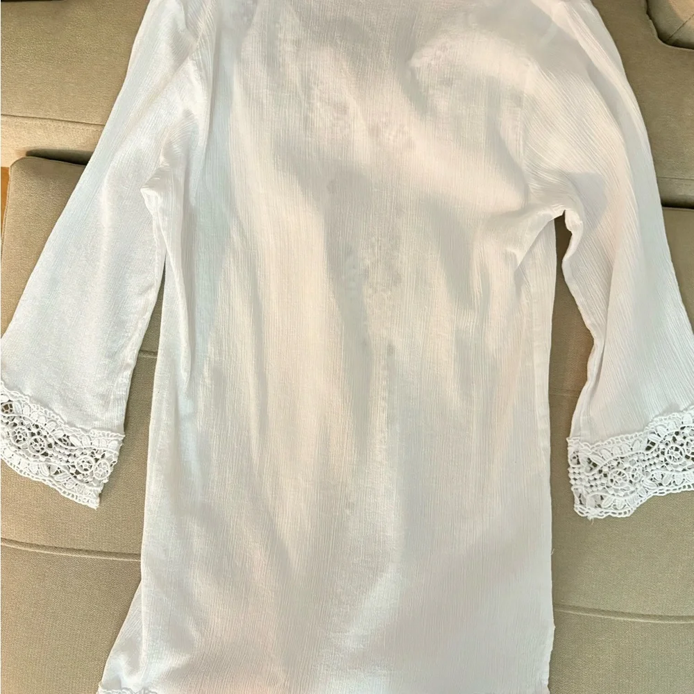 LA BIANCA Bath suit Coverup. Sundress/Bathing Suit cover. Size Medium. A Steal! - Picture 11 of 11